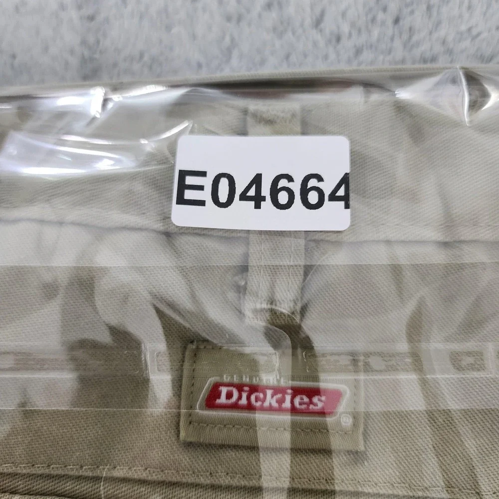 Vintage Dickies Shorts Mens 36 Beige Cargo Utility Skate Baggy Workwear Casual